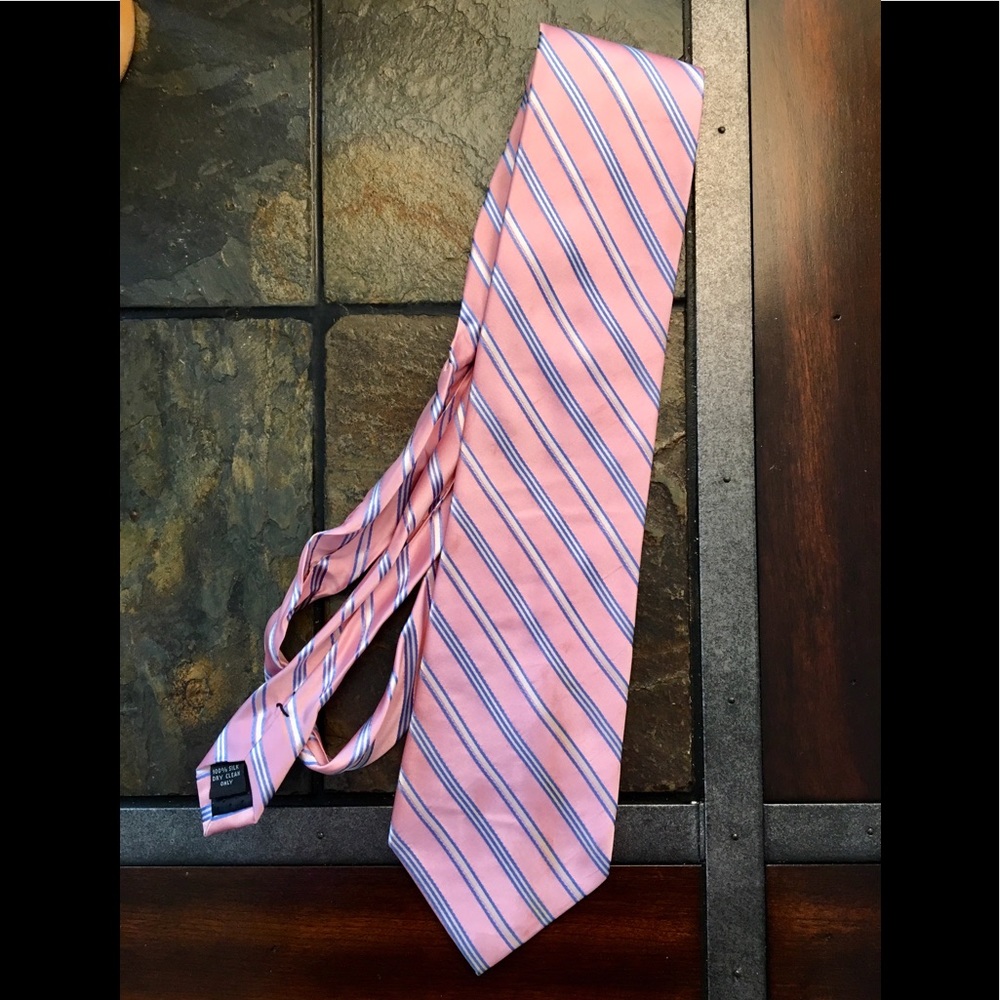 Pink & Blue Mens Tie
